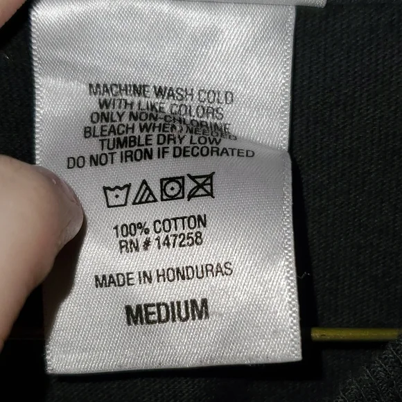 Simply Southern Black Long Sleeve Shirt, Medium, Arm Patch - Picture 6 of 6